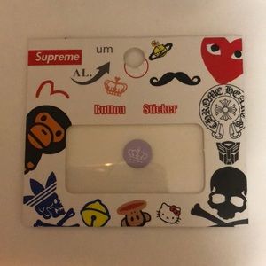 Aluminum Button Sticker